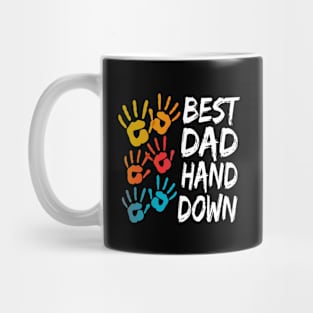 Best Dad Hand Down Mug